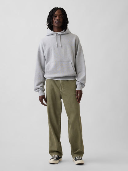 Yeşil Ultrasoft Baggy Carpenter Jean Pantolon