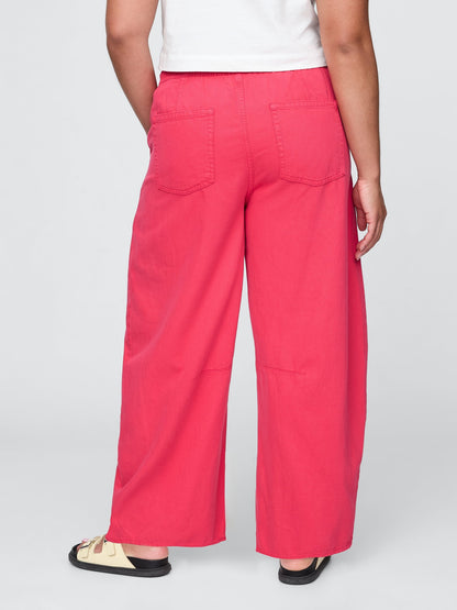 Pembe Mid Rise Ultrasoft Easy Horseshoe Jean Pantolon