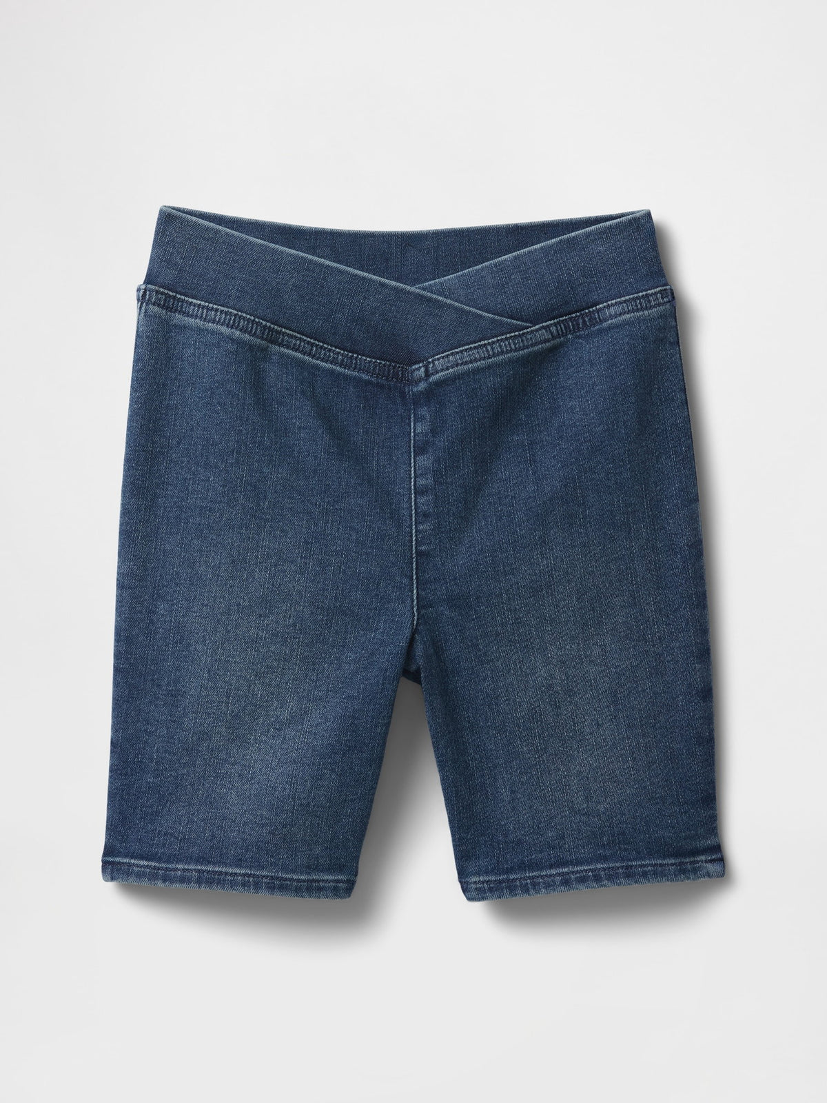Lacivert Denim Bisiklet Şortu