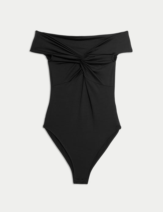 Regular Fit Düğümlü Body