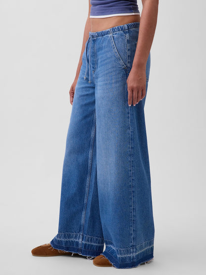 Mavi Mid Rise Ultrasoft Easy Baggy Jean Pantolon