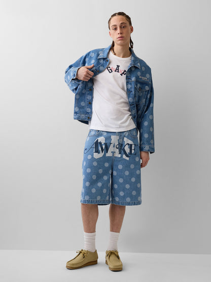 Siyah Gap × Awake Ny Relaxed Logo T-shirt
