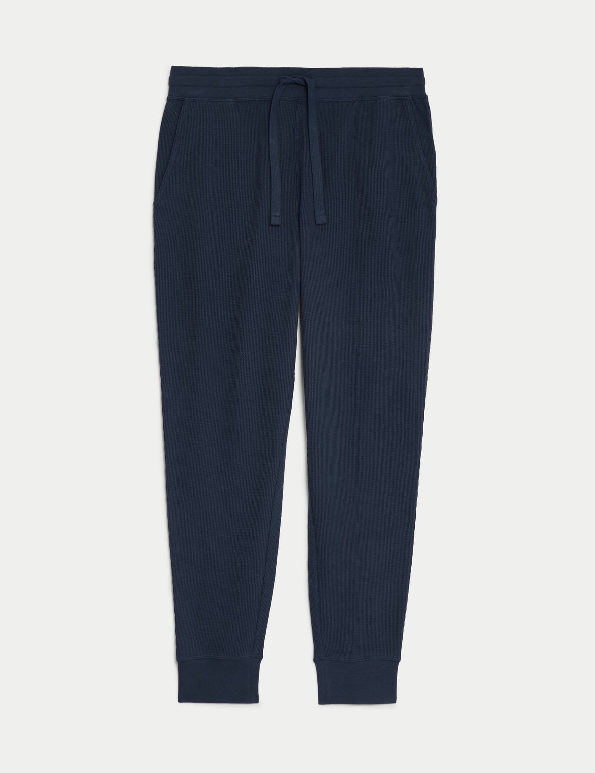 Saf Pamuklu Waffle Pijama Altı