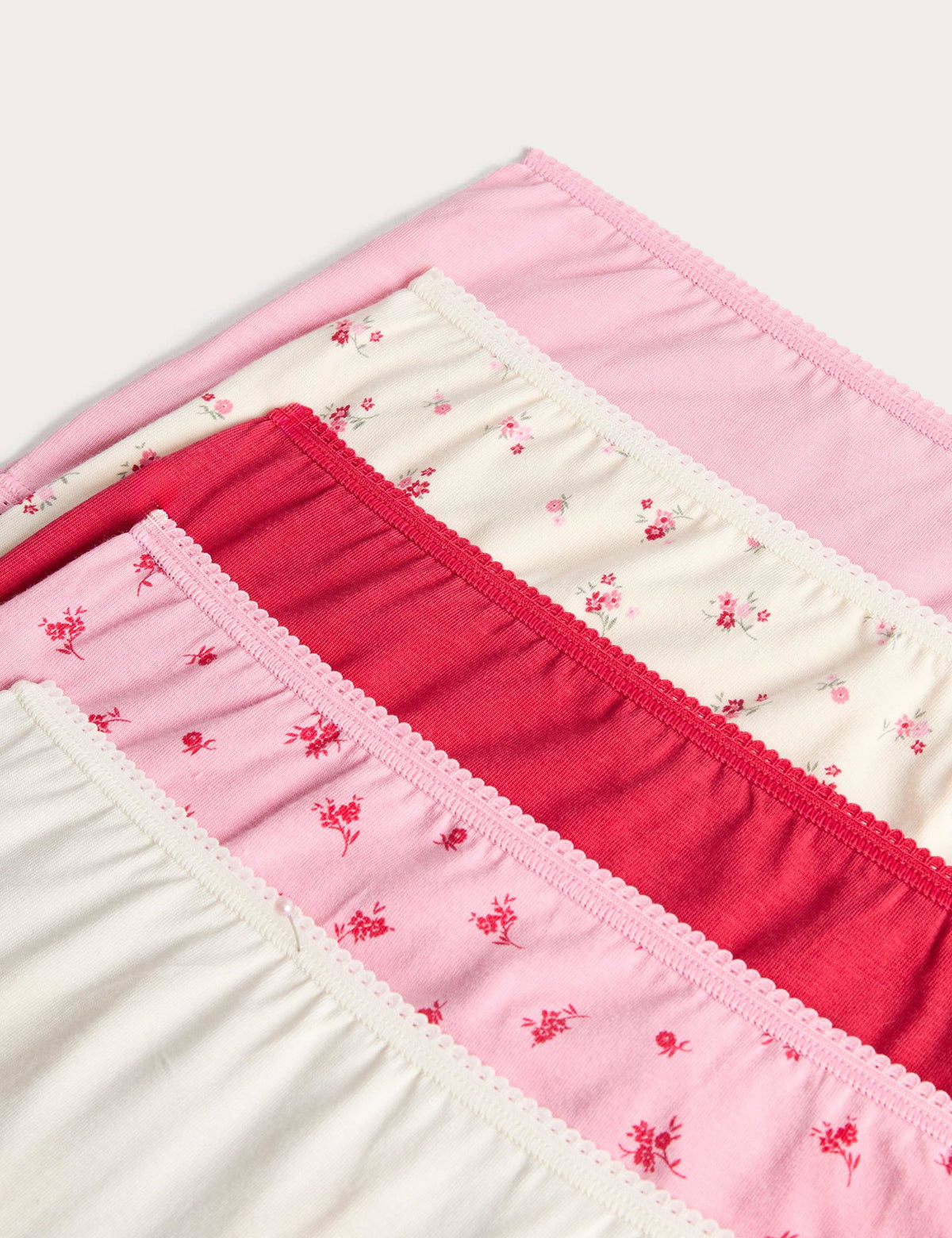 5'li Cotton Lycra Full Brief Külot Seti