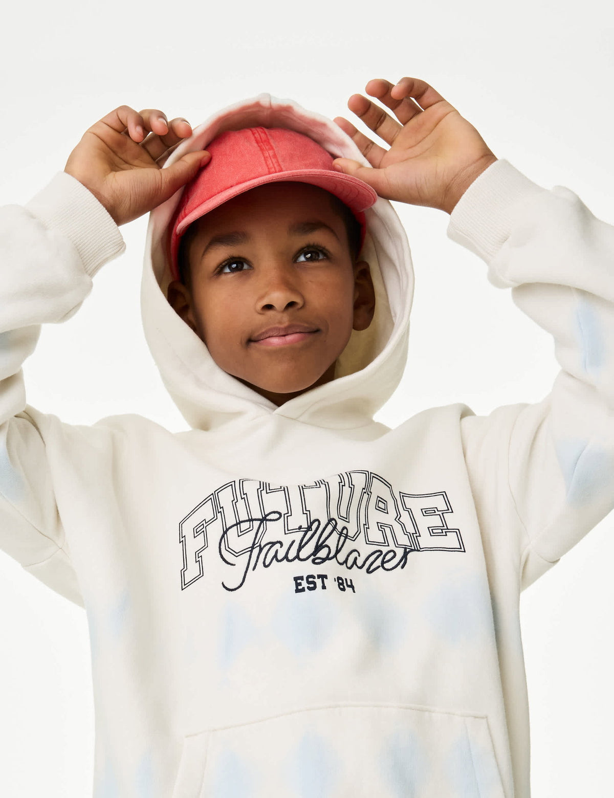 Pamuklu Ombre Grafikli Sweatshirt (6-16 Yaş)