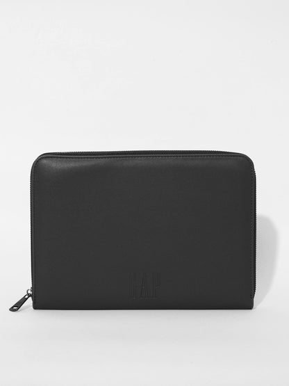 Siyah Gap Logo Clutch Çanta