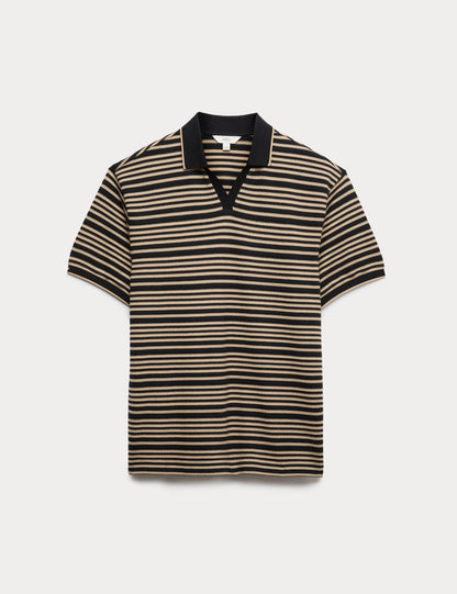 Pamuk Karışımlı Polo Yaka T-shirt