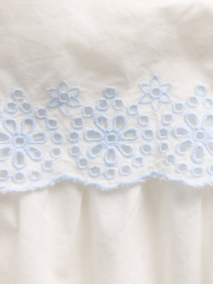 Beyaz Eyelet Sailor Elbise