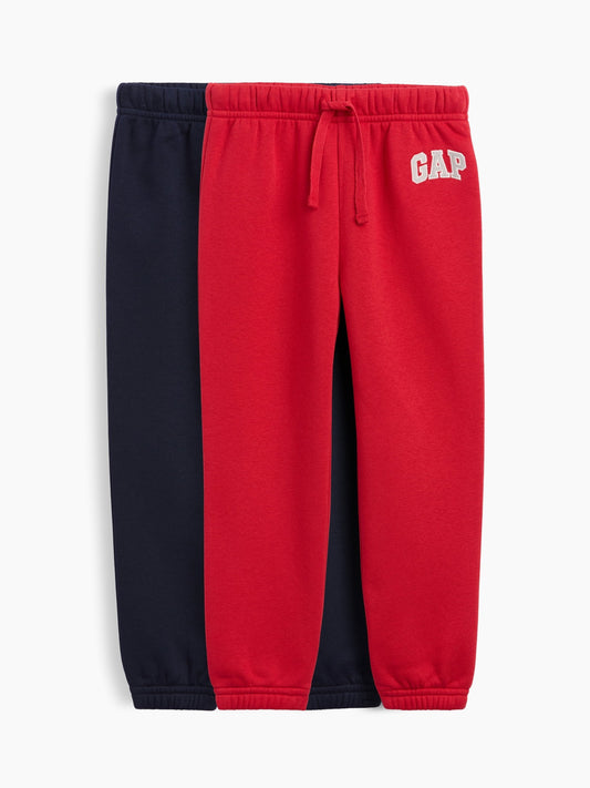 Kırmızı Relaxed Pull-on Logo Jogger Eşofman Altı (2'li)