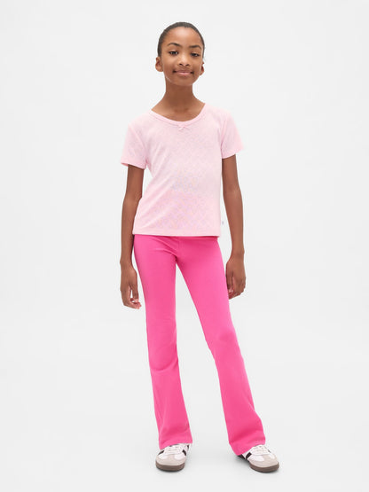 Pembe Flare Leggings Tayt