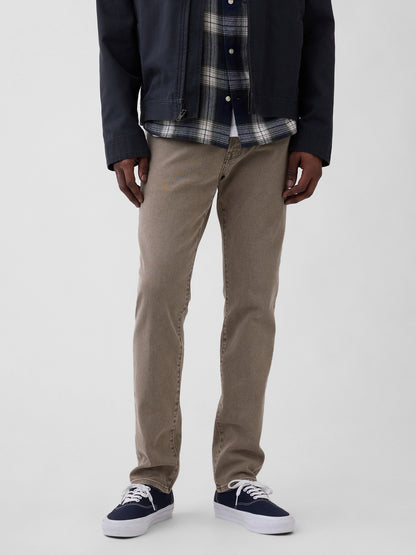 Kahverengi Slim Soft Wear Jean Pantolon