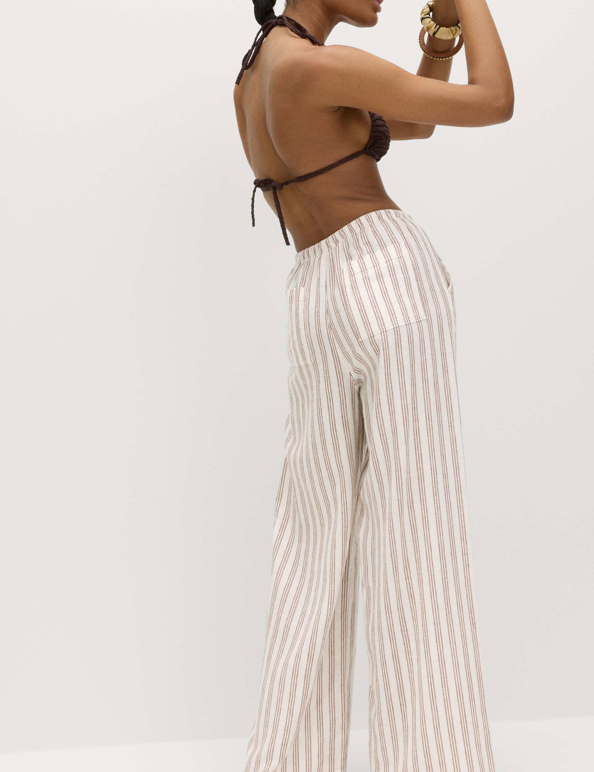 Keten Karışımlı Pantolon