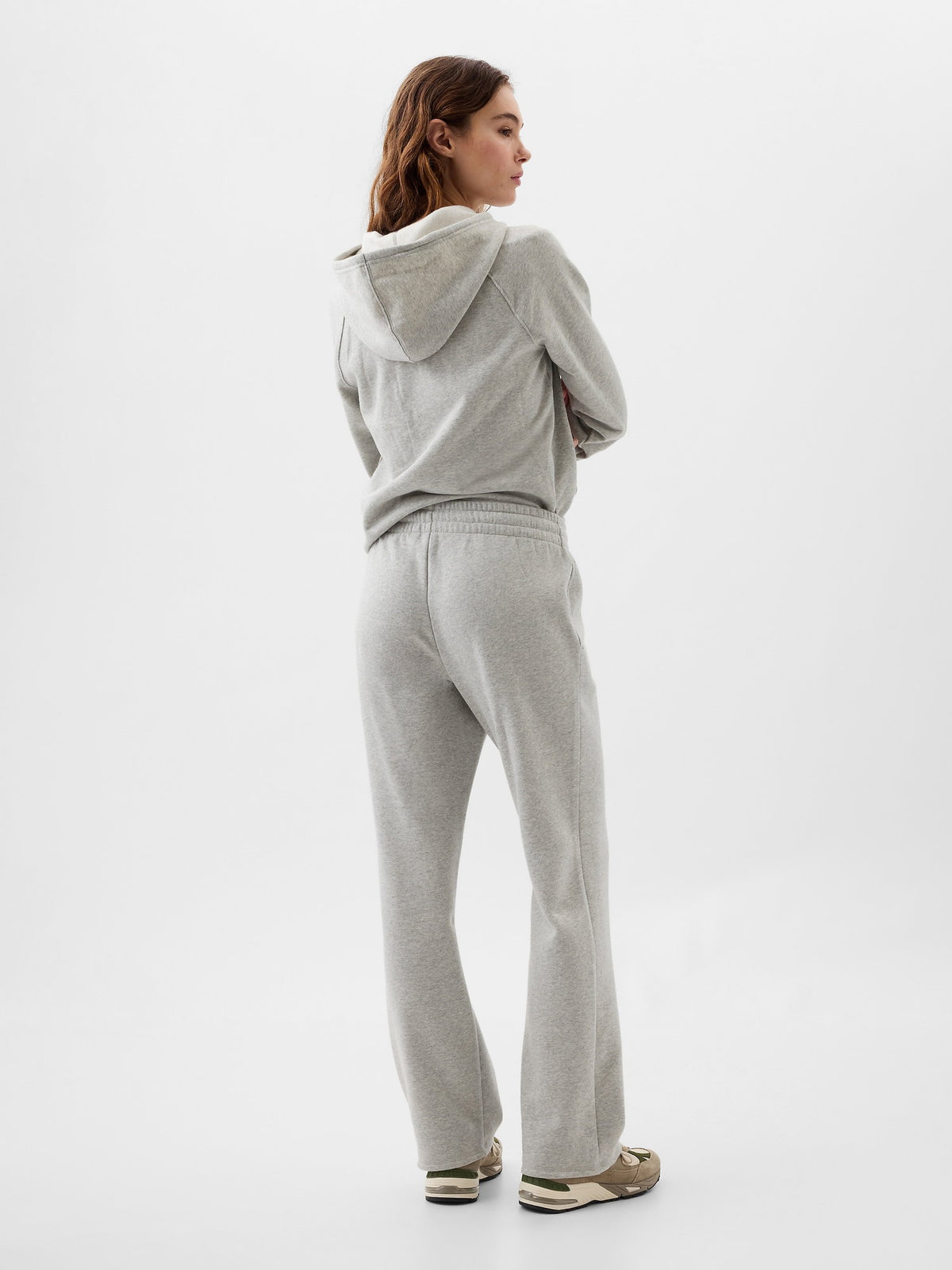 Lacivert Gap Logo Bootcut Fleece Eşofman Altı