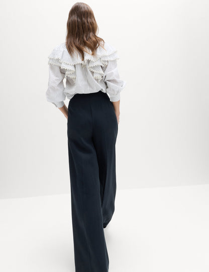 Keten Karışımlı Pantolon