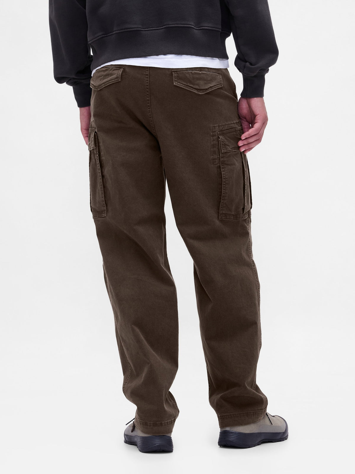 Kahverengi Baggy Kargo Pantolon