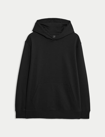 Pamuk Karışımlı Kapüşonlu Sweatshirt