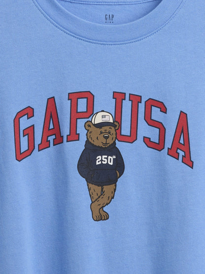Mavi Gap Usa Logo T-shirt