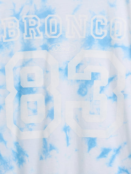 Açık Mavi Ford Bronco Oversized T-shirt