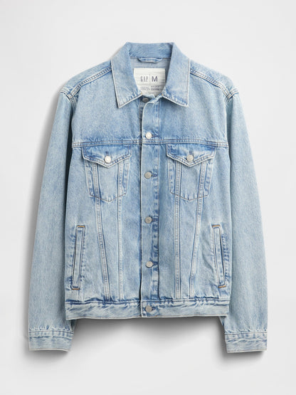 Açık Mavi Classic Icon Denim Ceket