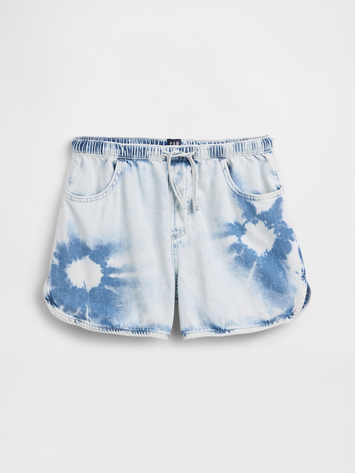 Mavi High Rise Tie-dye Denim Easy Şort