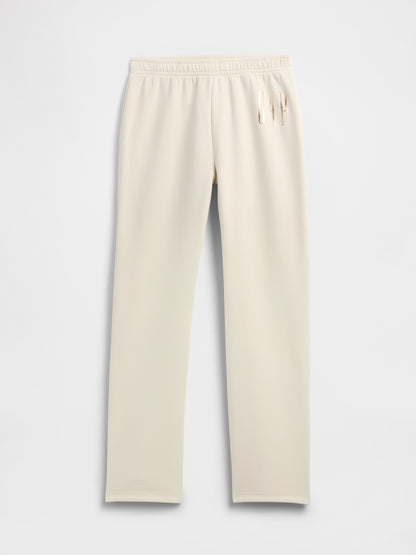 Krem Gap Logo Pull-on Slim Eşofman Altı