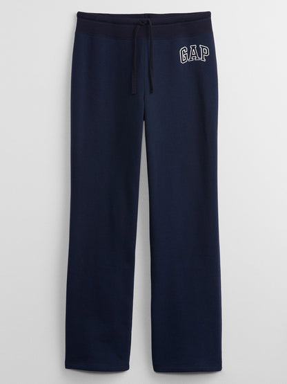 Lacivert Gap Logo Bootcut Fleece Eşofman Altı