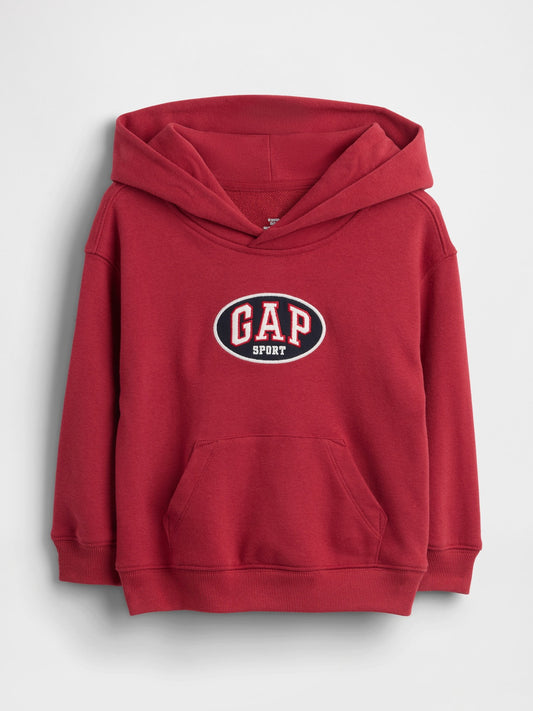 Kırmızı Vintagesoft Terry Sport Logo Sweatshirt