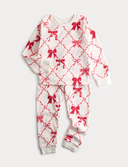 Kurdele Desenli Pijama Takımı (1-16 Yaş)