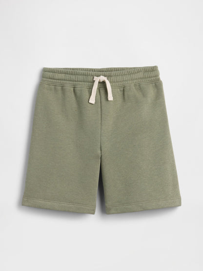 Yeşil Relaxed Pull-on Fleece Şort