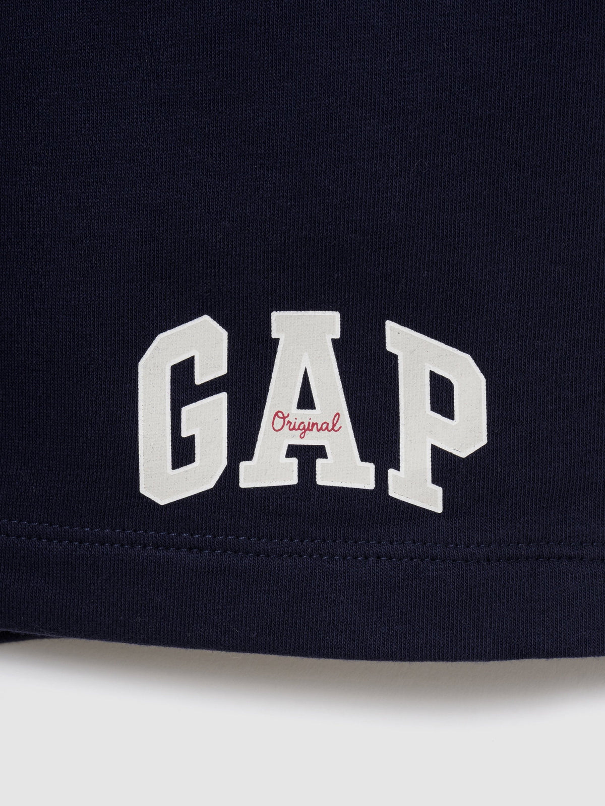 Lacivert Relaxed Gap Logo Fransız Havlu Kumaş Şort