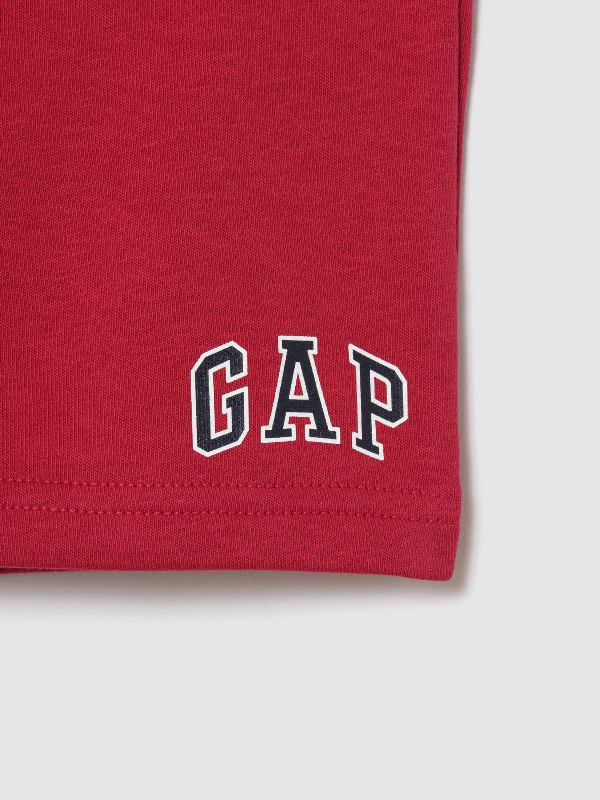Kırmızı Gap Logo Havlu Kumaş Relaxed Pull-on Şort