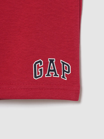 Kırmızı Gap Logo Havlu Kumaş Relaxed Pull-on Şort