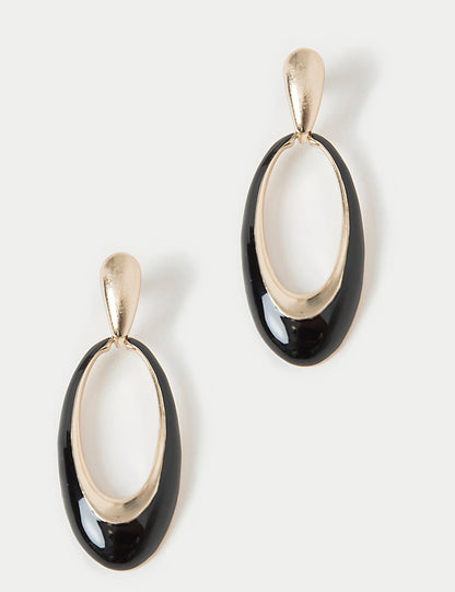 Oval Halka Küpe