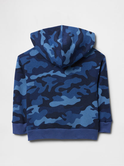 Mavi Gap Logo Relaxed Fermuarlı Sweatshirt