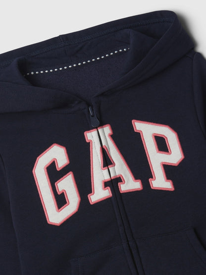 Lacivert Gap Logo Fermuarlı Sweatshirt