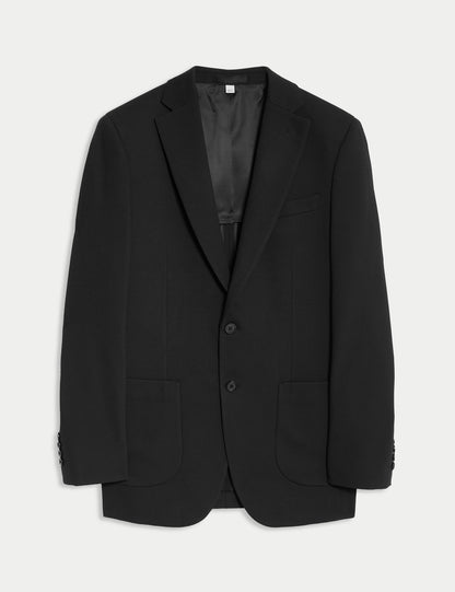 Tailored Fit Jersey Dokulu Blazer Ceket