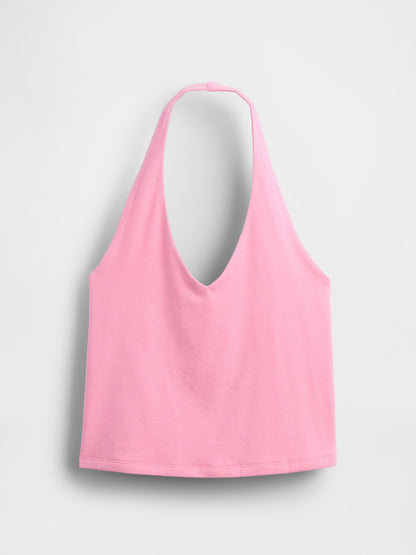Pembe Closeknit Askılı Kısa Üst
