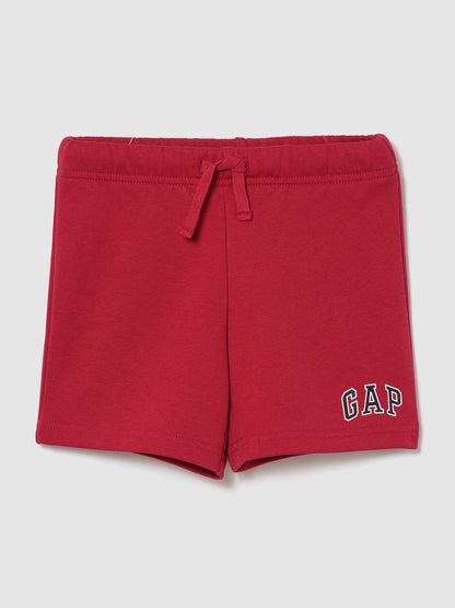 Kırmızı Gap Logo Havlu Kumaş Relaxed Pull-on Şort