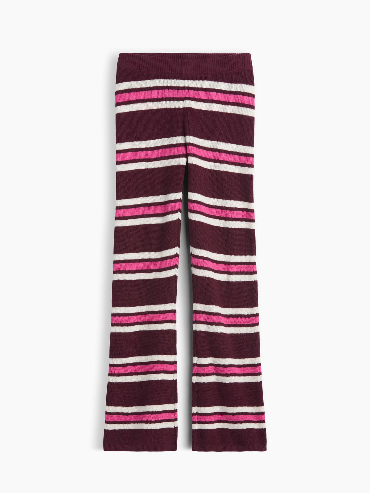 Bordo Pull-on Flare Pantolon