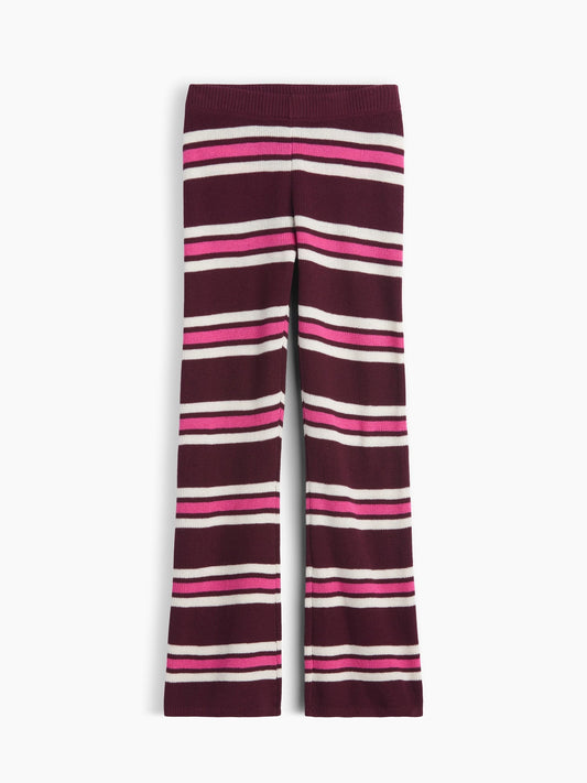 Bordo Pull-on Flare Pantolon