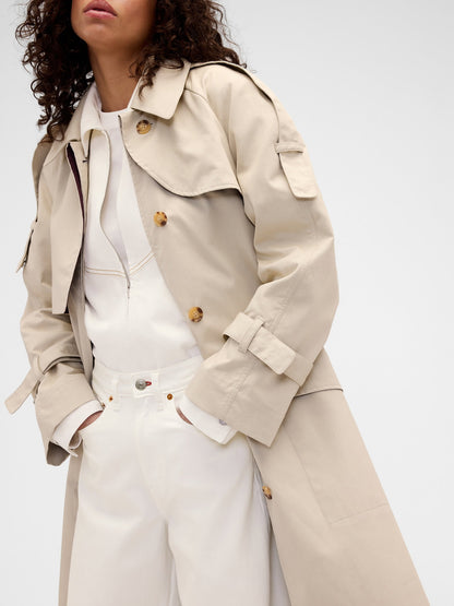 Ekru Gap × Victoria Beckham Trençkot
