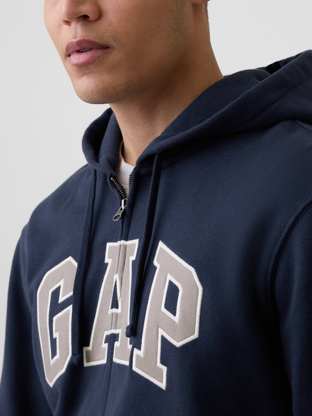 Koyu Yeşil Vintagesoft Arch Logo Tam Fermuarlı Sweatshirt