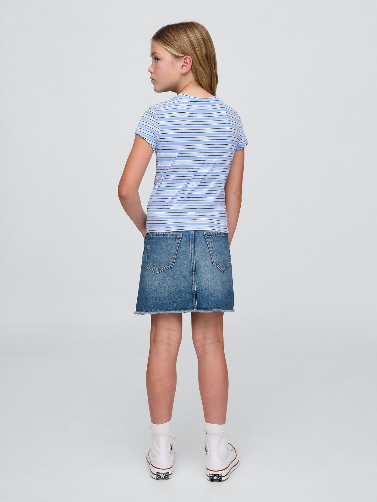 Mavi High Rise Denim Etek