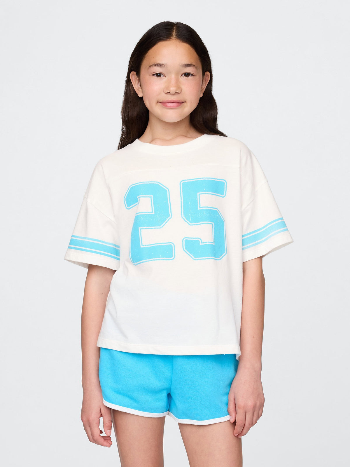 Beyaz Varsity Jersey T-shirt