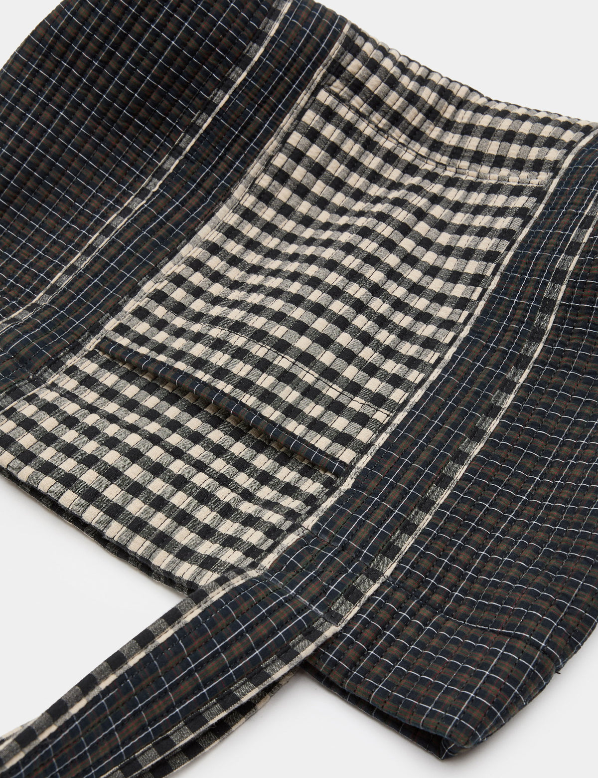 Gingham Desenli Çanta