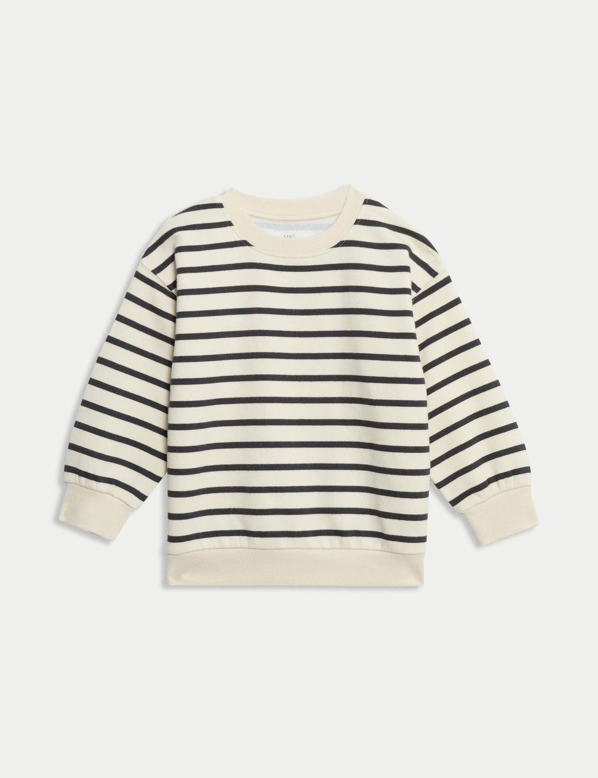 Pamuk Karışımlı Çizgili Sweatshirt (2-8 Yaş)