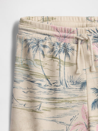 Krem Kids Relaxed Print Pull-on Şortlar
