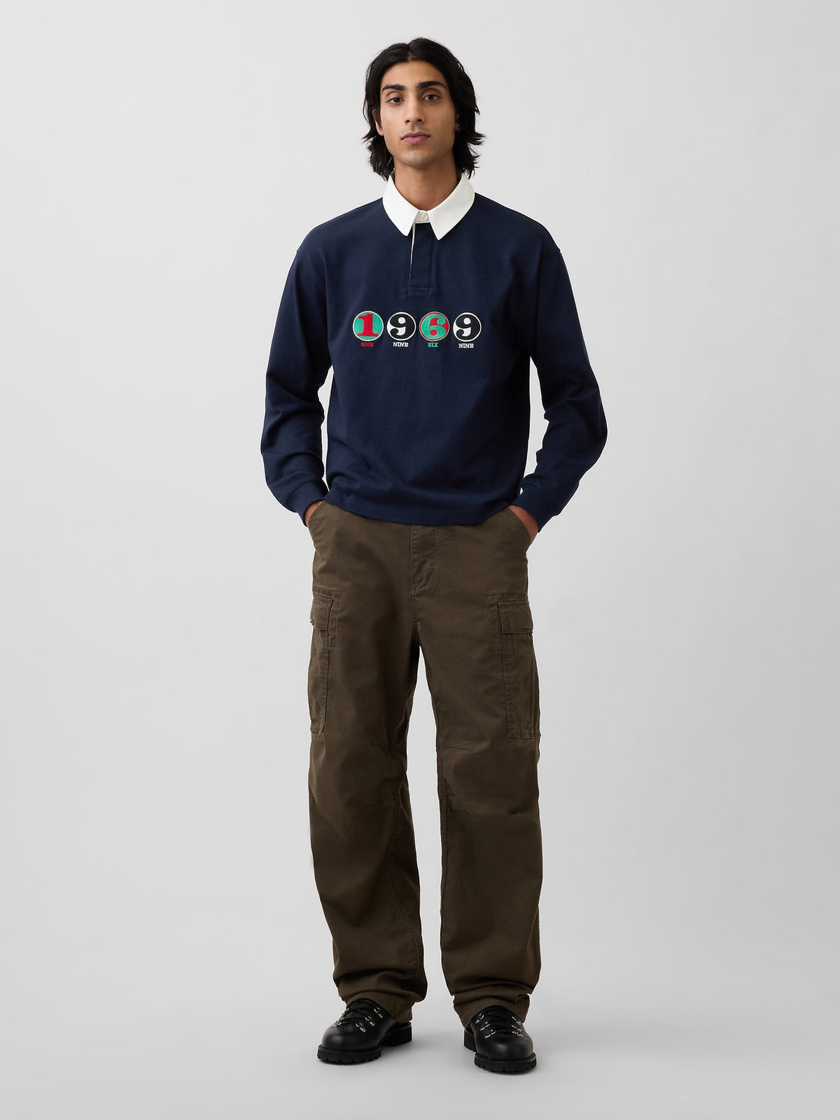 Lacivert Robert Indiana 1969 Polo T-shirt