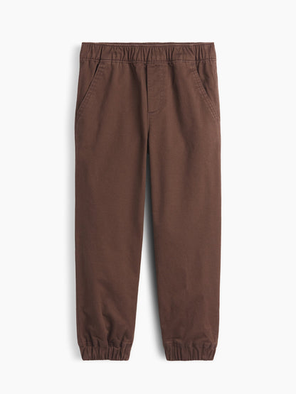 Kahverengi Pull-on Relaxed Jogger Eşofman Altı