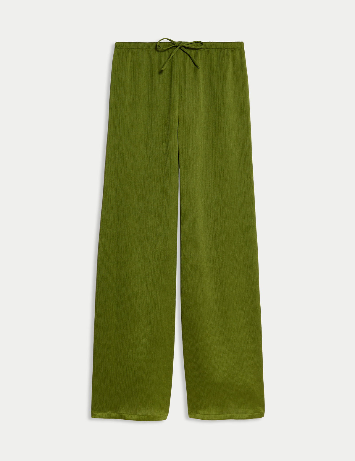 Büzgülü Geniş Paça Pantolon